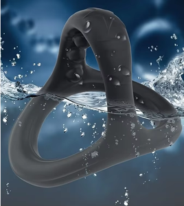 7 adet/takım kilit ince horoz halka titreşim seks oyuncakları silikon Penis halkaları Masturbator kol - Product Image 5