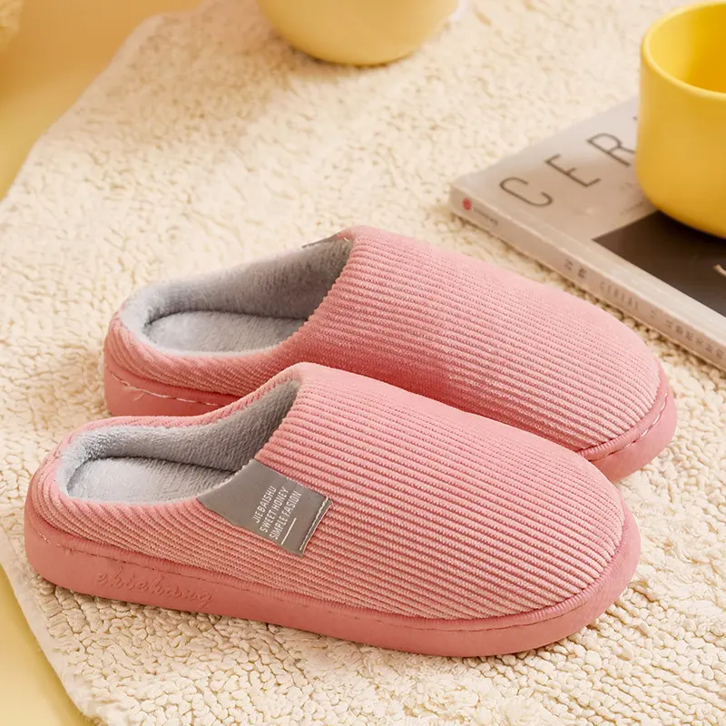 Maway Home slippers High quality Customized Logo Fur Slippers For Women Christmas Slippers