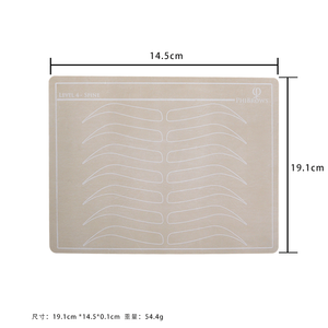 Piel sintética 3D para práctica de cejas, sin tinta, para microshading PMU, almohadilla de entrenamiento para maquillaje permanente - Product Image 1