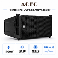 Système de sonorisation professionnel AOFO Mini HDL 6-A, ensemble de haut-parleurs actifs à ligne directe double de 6 pouces, 700 W, pour DJ et scène