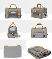 Sac de transport pliable et étanche en tissu Oxford pour animaux de compagnie, approuvé par les compagnies aériennes, avec roues, pour chats, chiens et petits animaux, idéal pour les voyages, le camping en extérieur, OEM