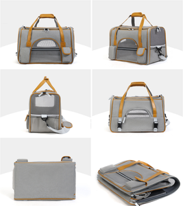 Transportín Plegable <span class=keywords><strong>para</strong></span> Mascotas <span class=keywords><strong>de</strong></span> Cabina <span class=keywords><strong>de</strong></span> Avión, Bolsa <span class=keywords><strong>de</strong></span> Viaje Impermeable <span class=keywords><strong>de</strong></span> Oxford con Correa <span class=keywords><strong>para</strong></span> el Hombro <span class=keywords><strong>para</strong></span> Gatos y <span class=keywords><strong>Perros</strong></span>, <span class=keywords><strong>para</strong></span> Viajes en Auto y Campamentos al Aire Libre, OEM - Product Image 3