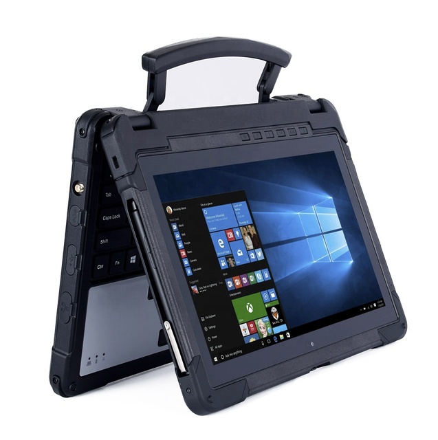 HiDON Cheapest 11.6" Intel Quad Core 4Gram DDR3 + 128G SSD Win-dows Rugged Tablet/4G Rugged Tablet/keyboard/NFC