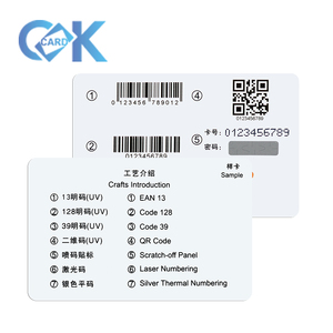 Vé Xổ Số Pvc Thiết Kế Kích Thước Và In Ấn Tùy Chỉnh Cho Thẻ Cào PVC - Product Image 2