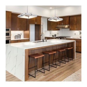 Gabinete de cocina de madera maciza de cerezo Arce diseño <span class=keywords><strong>simple</strong></span> color personalizado modular alta técnica personalizado CBMmart Free 3D - Product Image 1