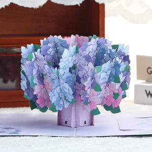 Carte de vœux personnalisée en <span class=keywords><strong>carton</strong></span>, écologique et recyclable, avec motif floral 3D brodé en relief, pour <span class=keywords><strong>anniversaire</strong></span>, Saint-Valentin, fêtes et occasions spéciales, idéale pour les entreprises. - Product Image 4