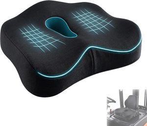Coussins de siège de voiture ergonomiques en mousse à mémoire de forme avec soutien lombaire, dossier amovible et lavable, coussins de confort pour les fesses - Vente en gros - Product Image 1