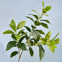 Nouvel Arrivage : Plantes Artificielles en Plastique, Fleurs et Feuilles d'Osmanthus Jaunes pour Décoration Maison, Fêtes, Thanksgiving et Noël