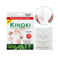 Chine – Vente en gros à bas prix – 10 patchs détoxifiants pour les pieds KINOKI au gingembre et au sel de bambou – Patchs nettoyants pour les pieds KINOKI