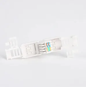 하이 퀄리티 Rj45 8p8c 단계 툴리스 종료 Cat6 cat6a 모듈식 플러그 커넥터 어댑터 및 커넥터 네트워크 케이블 UTP