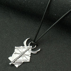 Collar de Anime Frieren, Frieren al Funeral, Frieren el Último <span class=keywords><strong>Mago</strong></span>, Colgante de Bastón Sagrado, Cosplay de Elfo - Product Image 2