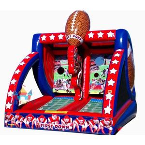 Jeu de lancer de football gonflable en gros pour les événements sportifs en plein air, les carnavals scolaires, les fêtes d'anniversaire des enfants et le plaisir de l'arrière-cour - Product Image 1