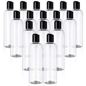 Hair Conditioner Shampoo Bottle 100ml 120ml 200ml 250ml 500ml Amber Black clear <b>Plastic</b> Body Lotion Pump Bottle with <b>Disc</b> Cap - Product Image 1
