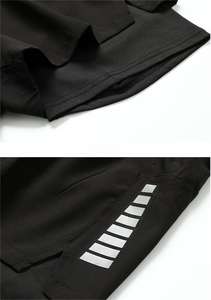 Short de sport trois-quarts double couche pour homme, taille haute, séchage rapide, imprimé, basket-ball d'été, fitness, pantalon de course extensible - Product Image 6