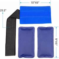 Compresse de gel chaud/froid personnalisée OEM, réutilisable pour la thérapie physique, soulagement des gonflements et de la douleur