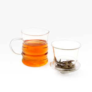 Ad alta forma di bambù vetro borosilicato tazza <span class=keywords><strong>da</strong></span> tè eco-friendly <span class=keywords><strong>infusore</strong></span> per tè <span class=keywords><strong>con</strong></span> vetro riciclabile utensili <span class=keywords><strong>da</strong></span> filtro per gli amanti del tè - Product Image 2