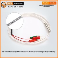 Sonde de température industrielle antidéflagrante en platine, thermistance et thermocouple de type K PT100, à montage en surface, ODM OEM