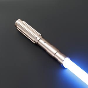 <span class=keywords><strong>Sabre</strong></span> <span class=keywords><strong>laser</strong></span> <span class=keywords><strong>Star</strong></span> <span class=keywords><strong>Wars</strong></span> en métal avec lame lourde pour duels, LED à changement de couleur infini, mouvement fluide et fonctions clignotantes - Product Image 5