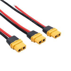 面板安装Xt90连接器Xt60 Xt60u Xt30插头，带10AWG 12AWG 14AWG 18AWG硅电缆 - Product Image 4