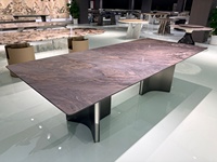 Pieds de table en acier inoxydable de style nordique minimaliste, cadre, support, pieds de table à manger en marbre sur mesure, support métallique
