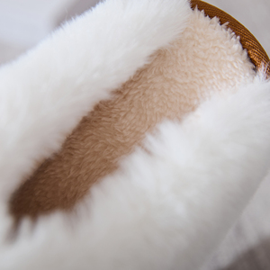 Mùa đông đôi dép sang trọng với ấm áp và chống trượt nhung, dày dưới sang trọng lưới Dép bông trong nhà - Product Image 4