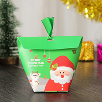 Luxuriöse Feiertags-Geschenkbox mit Vierfarbdruck, Schleifenhenkel und Individuellem Logo aus Karton für Süßigkeiten und Kekse, Anpassbar