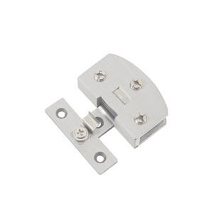 Glass Hinges 304 Stainless Steel 180 Degree Opening For Wine <b>Cabinet</b> Door Frameless Design Minimalist Style - Product Image 1