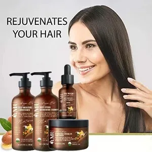 best selling private label bulk shampoo and conditioner hair mask & hair oil keratin hair treatment set argan oil
