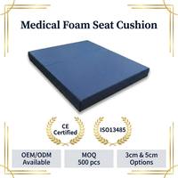 Coussin de siège de fauteuil roulant en mousse haute densité médical CE ISO13485 pour personnes âgées et handicapées, soulagement des douleurs au coccyx, anti-escarres, OEM ODM