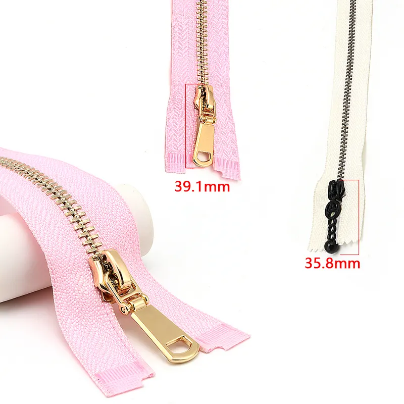 Großhandel benutzer definierte bunte Metall reiß verschlüsse Close End Nylon mit Auto Lock Slider zum Nähen von Kleidungs stücken Hosen Handtaschen