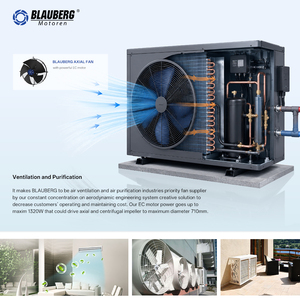 <span class=keywords><strong>Blauberg</strong></span> 140mm industrieller Vorwärts-Radial ventilator mit 0-10V PWM 230V EC Metall-Kunststoff-Laufrad-Kanal ventilator montage - Product Image 6