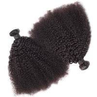 Échantillon gratuit naturel 4C Afro crépus bouclés faisceaux de cheveux humains Afro crépus 4A 4B 4C armure de cheveux humains 100% vierge ondulée faisceau