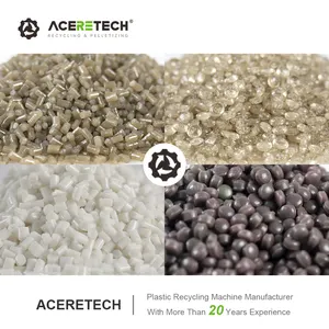 Línea de producción de pellets de reciclaje de plástico de alto rendimiento de 1000 kg/h, máquina granuladora,