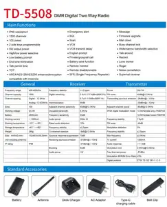 TYT-Walkie-talkie de largo alcance, radio digital ATEX a prueba de explosiones, 5W, DMR