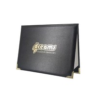 Carpeta de Cuero Sintético Mondon A4 para Certificado de Graduación, Porta Diplomas con Logotipo Personalizado