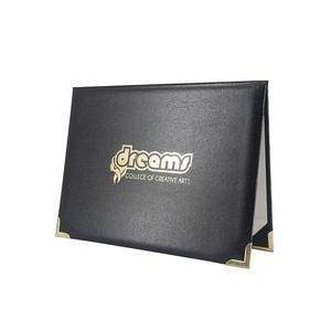 Carpeta de Cuero Sintético Mondon A4 para Certificado de Graduación, Porta Diplomas con Logotipo Personalizado - Product Image 2