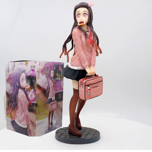 2 Estilos de Figura de Anime Demon Slayer, Uniforme de Kochou <span class=keywords><strong>Shinobu</strong></span>, Figura de Acción de PVC de <span class=keywords><strong>Nezuko</strong></span> Kamado, Figura de Kimetsu No Yaiba, Modelo de Muñeca T - Product Image 3
