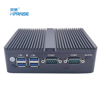 J4125 J1900 Fanless VPN routeur serveur réseau 6 USB 4 LAN Nuc mini ordinateur industriel Support gagne 10