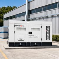 Groupe électrogène diesel Perkins 38KVA super silencieux, générateur diesel 30KW à faible bruit, générateur triphasé AC, générateur refroidi par eau