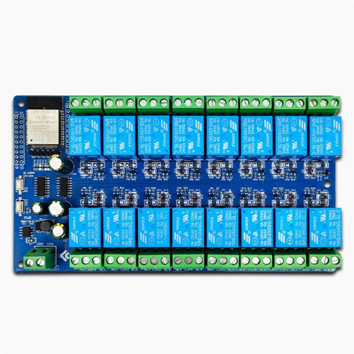 Channel Interface Module 16ch Taidacent DC5V 16 Channel Relay Wifi Smart Switch 16CH ESP32 WROOM ...