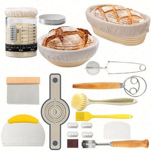 Customized Eco-friendly Fermentation <b>Bread</b> <b>Basket</b> Dough Set OEM ODM Baking DIY Euro <b>Bread</b> 9-12 Pieces Home Baking <b>Bread</b> Tools - Product Image 3