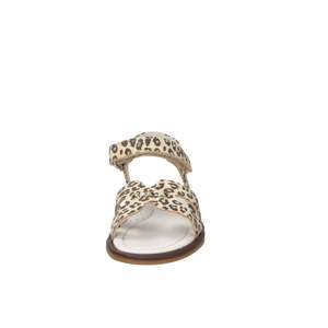 Balducci Girls' Leopard Print Sandal 31 <b>Flat</b> Heel 1.5 Cm Animal Print Slip On Summer Footwear - Product Image 3