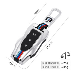 Étui de protection pour clé de voiture en alliage de zinc et gel de silice pour Leopaard MATTU KOMI KYLIN CS9 CS10, porte-clés, accessoires de sac - Product Image 4