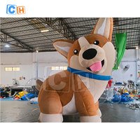 Peluche gonflable chien mascotte publicité gonflable parc décoration