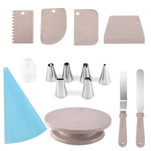 Cake Turntable Round <b>Plastic</b> Rotating <b>Table</b> For Birthday Cake Decorating Home Use - Product Image 4