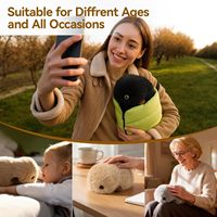 Robot Compagnon en Peluche IA Personnalisé ODM pour l'Évolution Émotionnelle, Réaction Réaliste à la Touche, Jouet en Peluche Doux, Approvisionnement Direct Usine