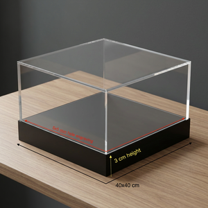 PCI Model 785 Glass & Crystal <b>Trophy</b> black marble Base 4 Inch Diameter More Stable Letterpress Printed - Product Image 2