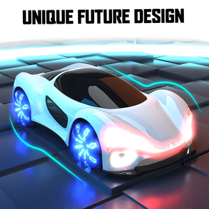 Auto Elettrica Telecomandata AJB con Design Cyberpunk, Ricarica Rapida ad Alta Potenza, Luci Posteriori Colorate a Doppio Spruzzo - Product Image 3
