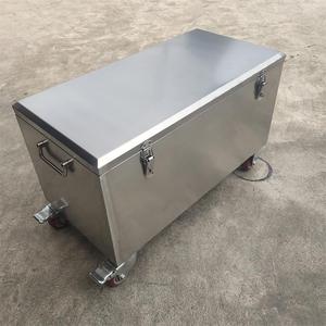 Caja de herramientas de metal con bisagras Ip67 Caja de conexiones eléctricas Caja de distribución de caja de acero inoxidable impermeable para exteriores - Product Image 4