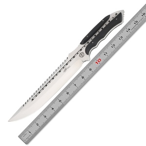 Cuchillo de Camping Personalizable OEM HK LS093 Ultramarine de Hoja Fija de Acero Inoxidable con Mango G10 de 27CM para Supervivencia al Aire Libre y Uso Táctico DIY - Product Image 6